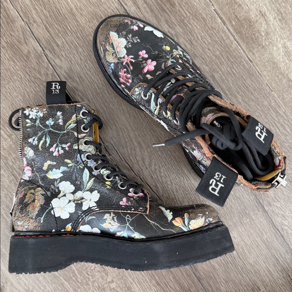 R13 single-stack lace-up boots - Picture 10 of 16